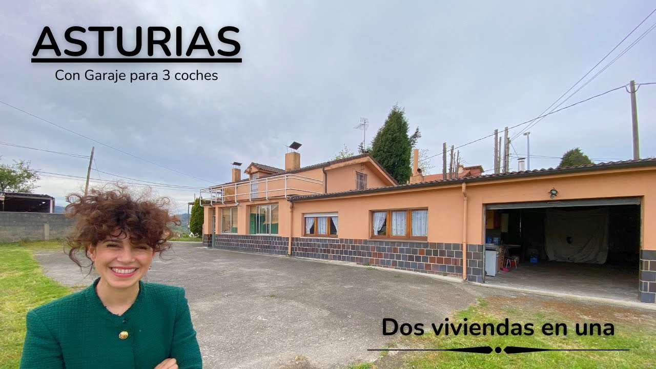 VENDIDA! CASA EN VENTA EN NOREÑA, ASTURIAS, CON TERRENO Y GARAJE 3 COCHES  *199.999€*🏡🏡#asturias