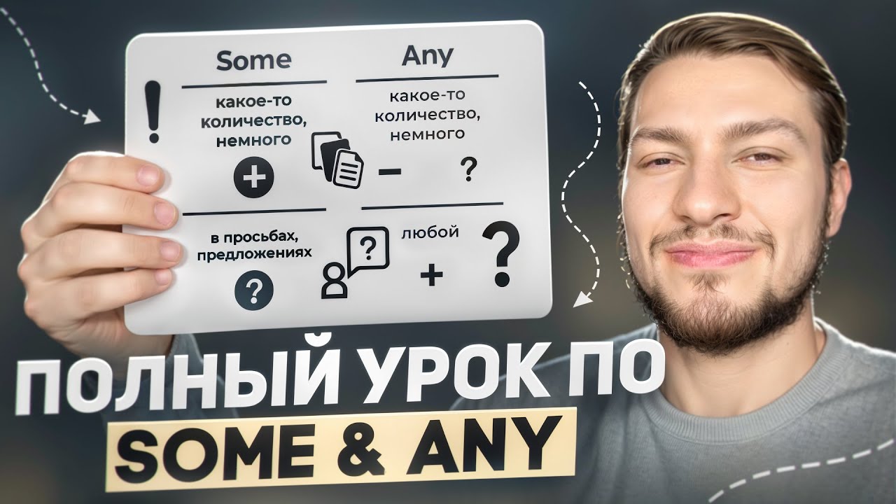 ВОТ ПОЧЕМУ ТЫ НЕ ПОНИМАЕШЬ SOME & ANY
