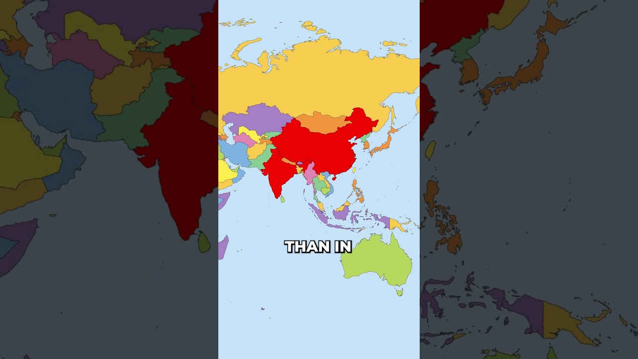 This Population Comparison is CRAZY! #geography #maps