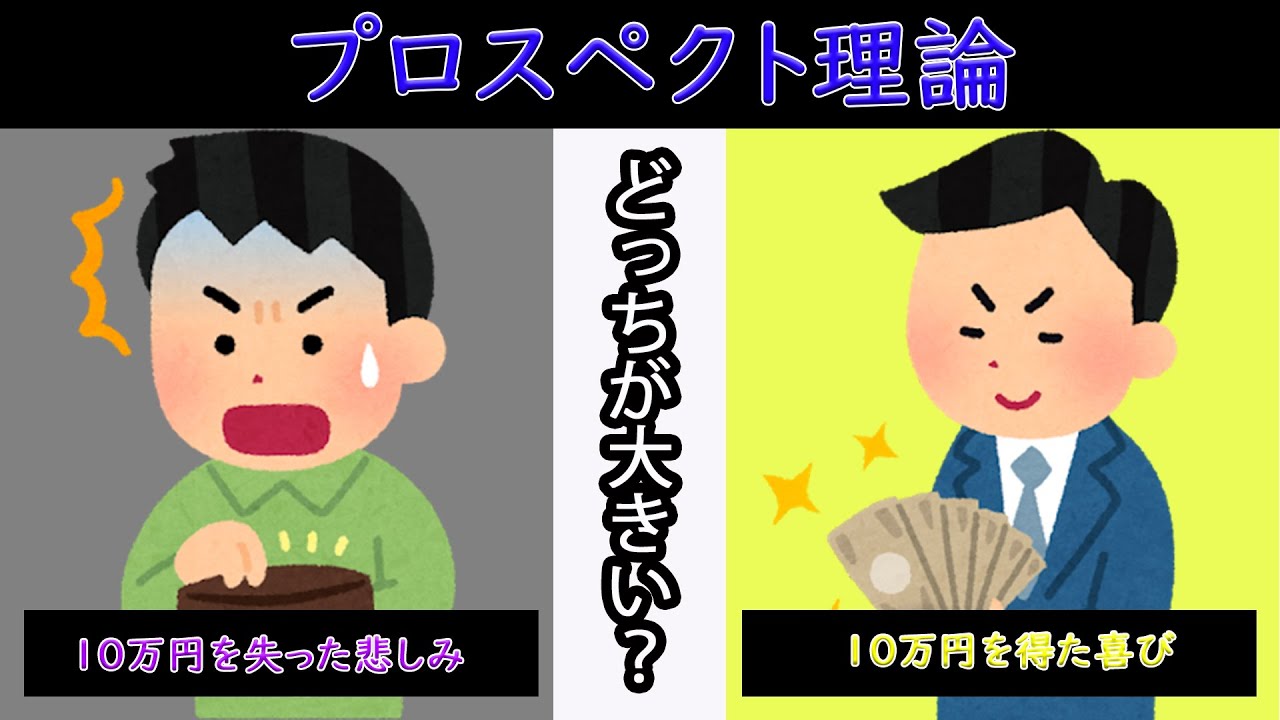 【7分で解説！】プロスペクト理論とは？