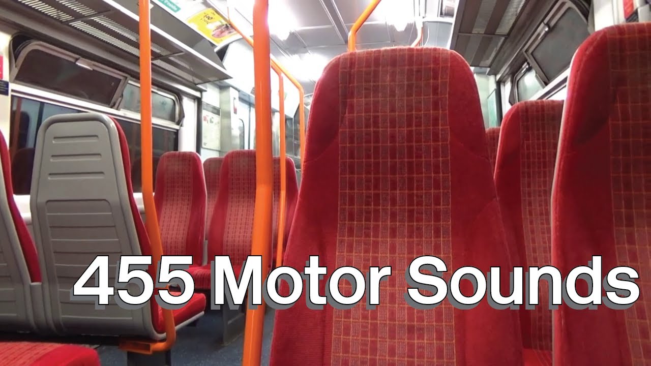 Pure Class 455 Motor Sounds From Surbiton To London Waterloo (455 911)