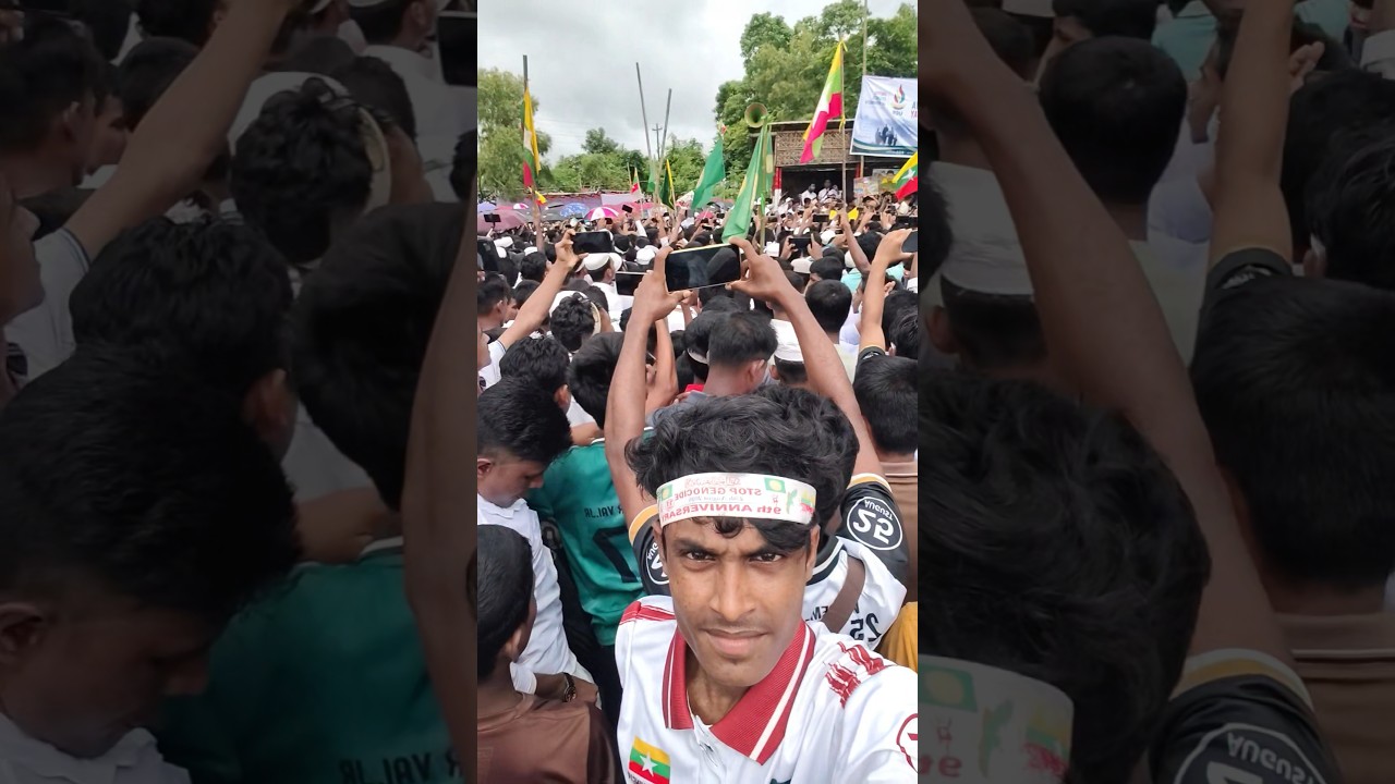 25 August Rohingya genoside rememberance day we want Justin stop killing rohingya our hope is home 🏠