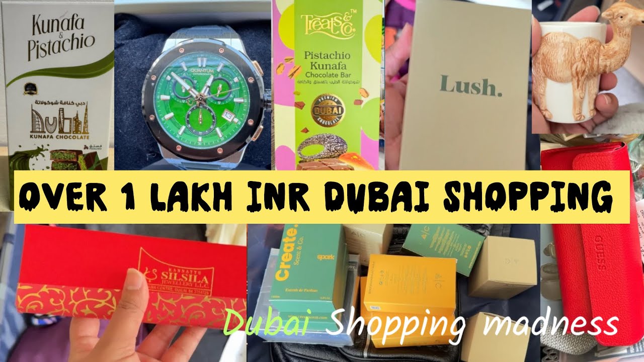 I spent over INR 1 Lakh in Dubai – Here’s everything I bought! 😳#dubaishopping #dubaivlog 