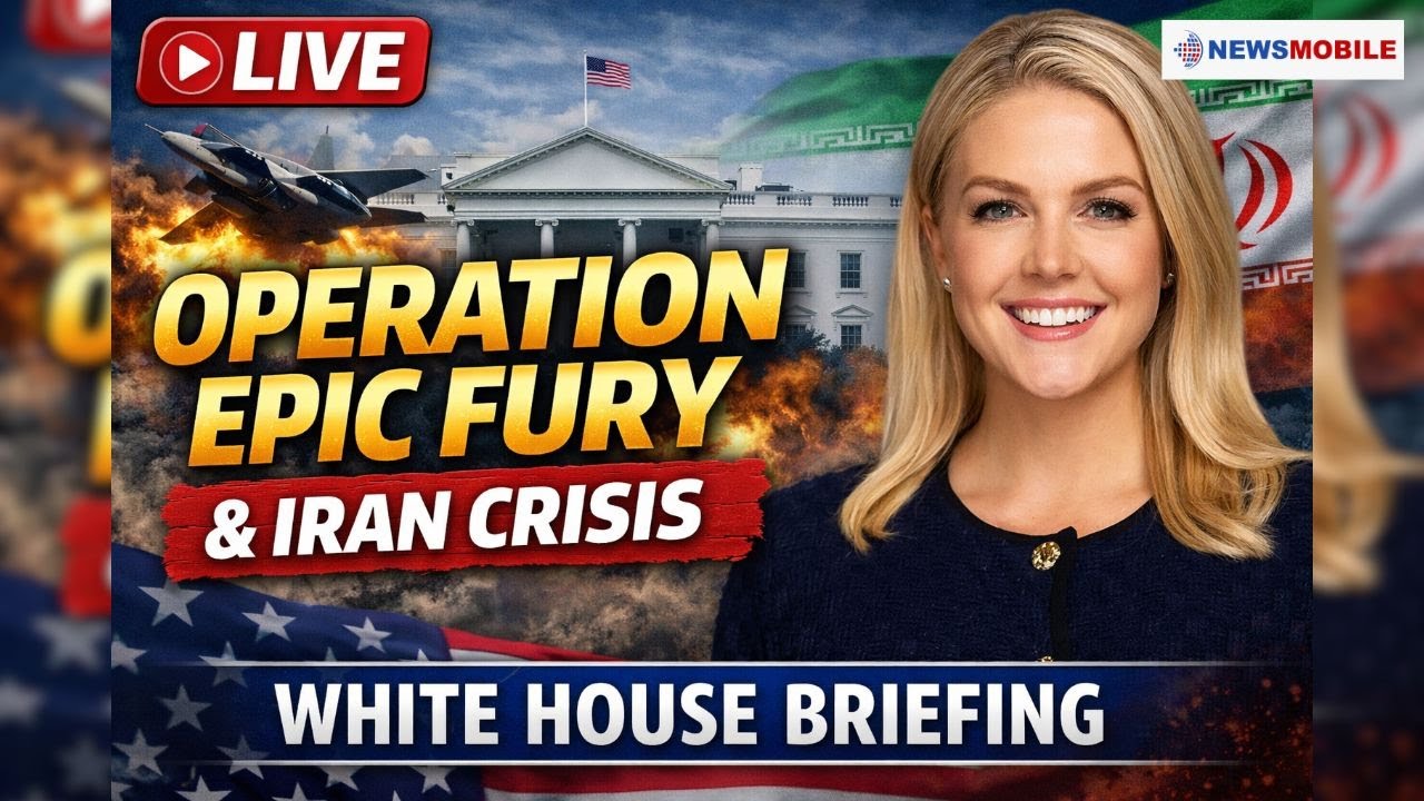 🔴 LIVE White House Briefing: Karoline Leavitt Updates on Operation Epic Fury & Iran War