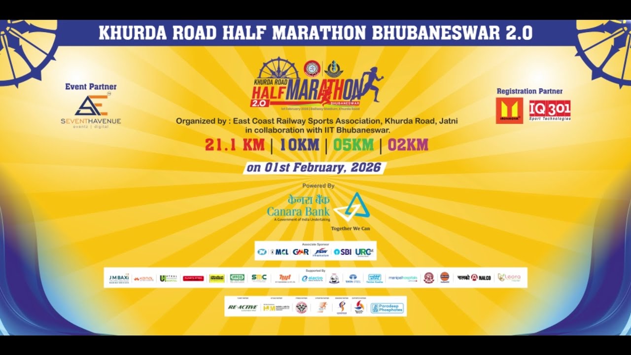 Khurda Road Half Marathon 2.0  I  Start in the dark - Rise with the light