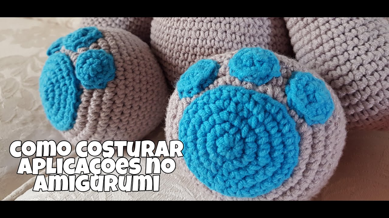 COSTURANDO APLICAÇÕES - AMIGURUMI