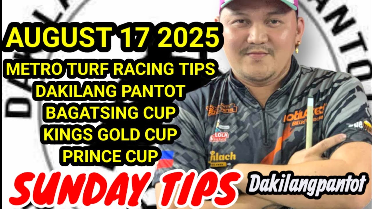 MMTCI | AUGUST 17 2025 | SUNDAY INFOS TIPS BAGATSING CUP | PRINCE CUP | KINGS GOLD CUP. 