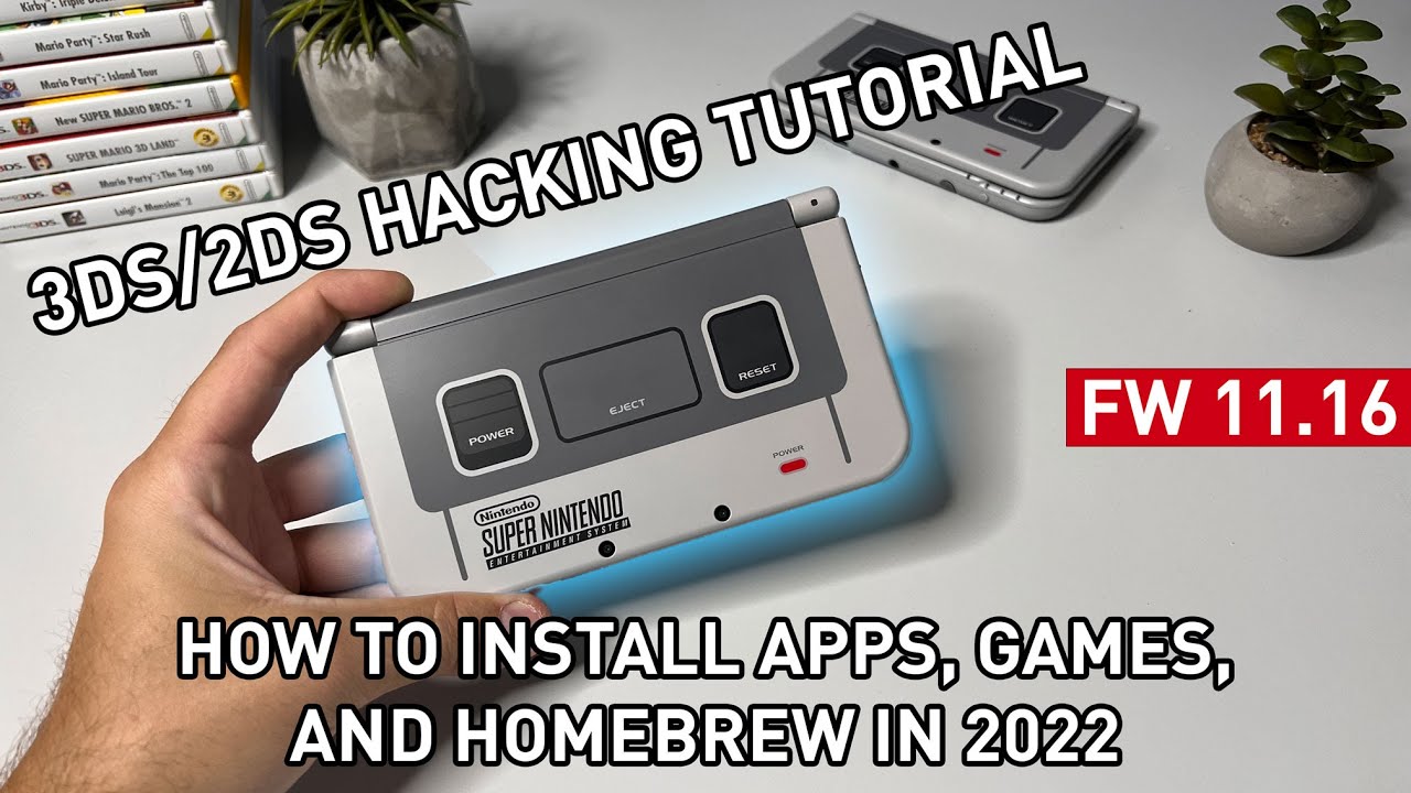 How To Hack New Nintendo 3DS XL (FW 11.16) * Working 2023 Guide *