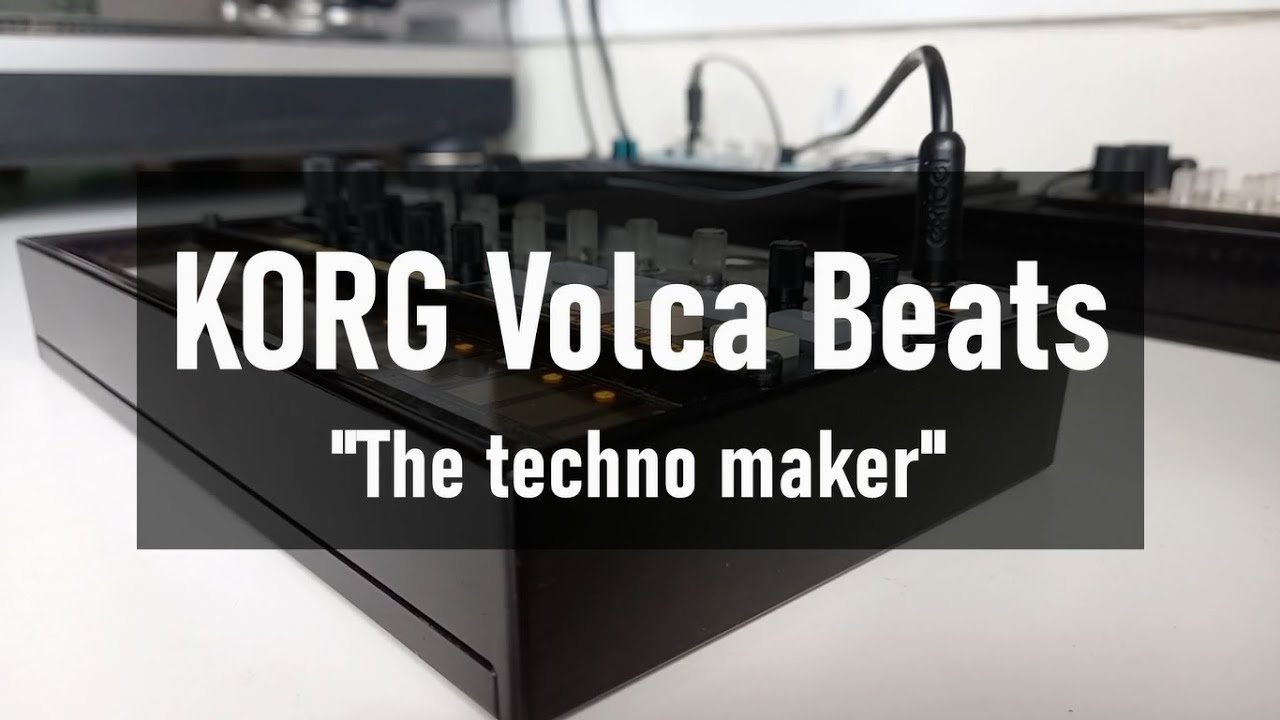 Deep Dive into the Korg Volca Beats (the techno maker)