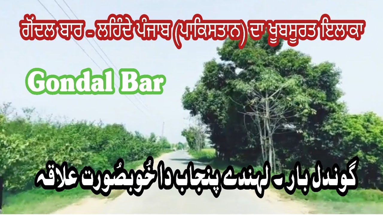 Gondal Bar History & Area