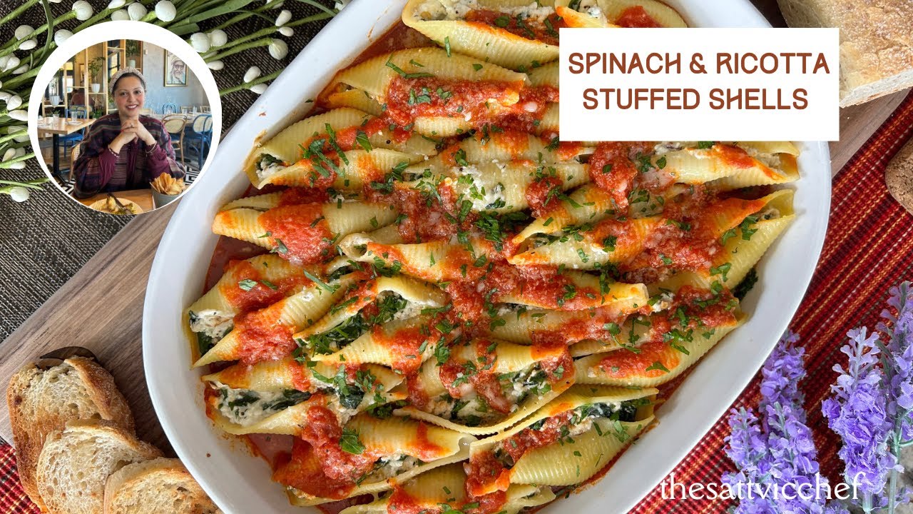 Spinach & Ricotta Stuffed Shells