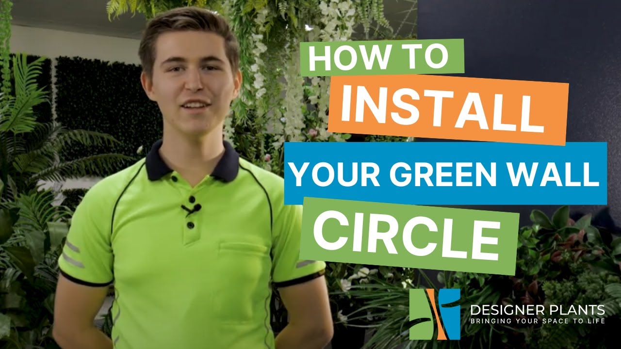 How to Install your Artificial Green Wall Circle