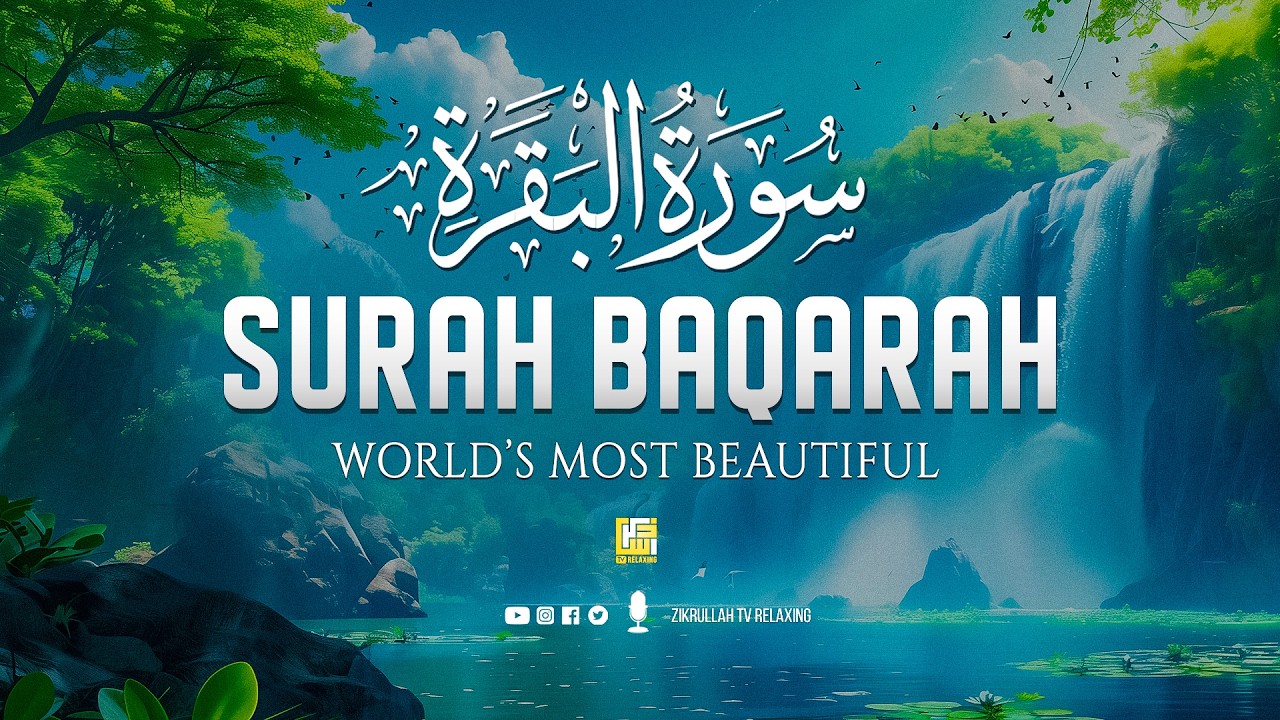 Surah Al-Baqarah Full (سورة البقرة) | Ultimate Relaxing Majestic Quran for Deep Peace #baqarah