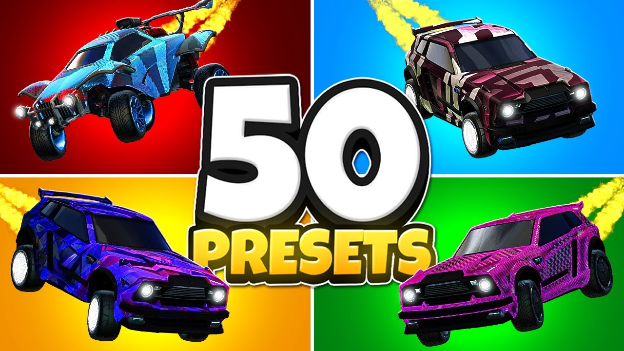 50 TRYHARD PRO ROCKET LEAGUE CAR DESIGNS (Zen, Atow, Mawkzy and more!)