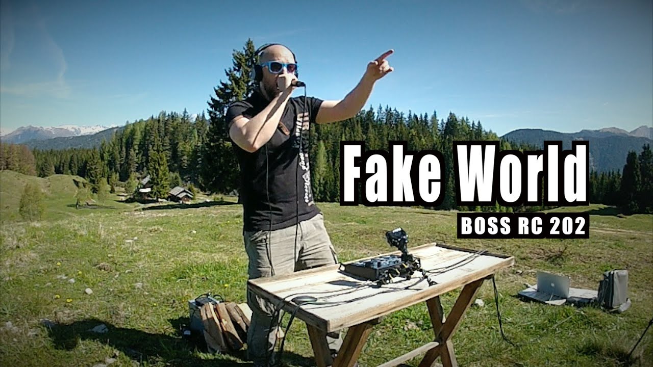 'Fake World' (BOSS RC-202) | live looped in the Alps | by Georg Viktor Emmanuel