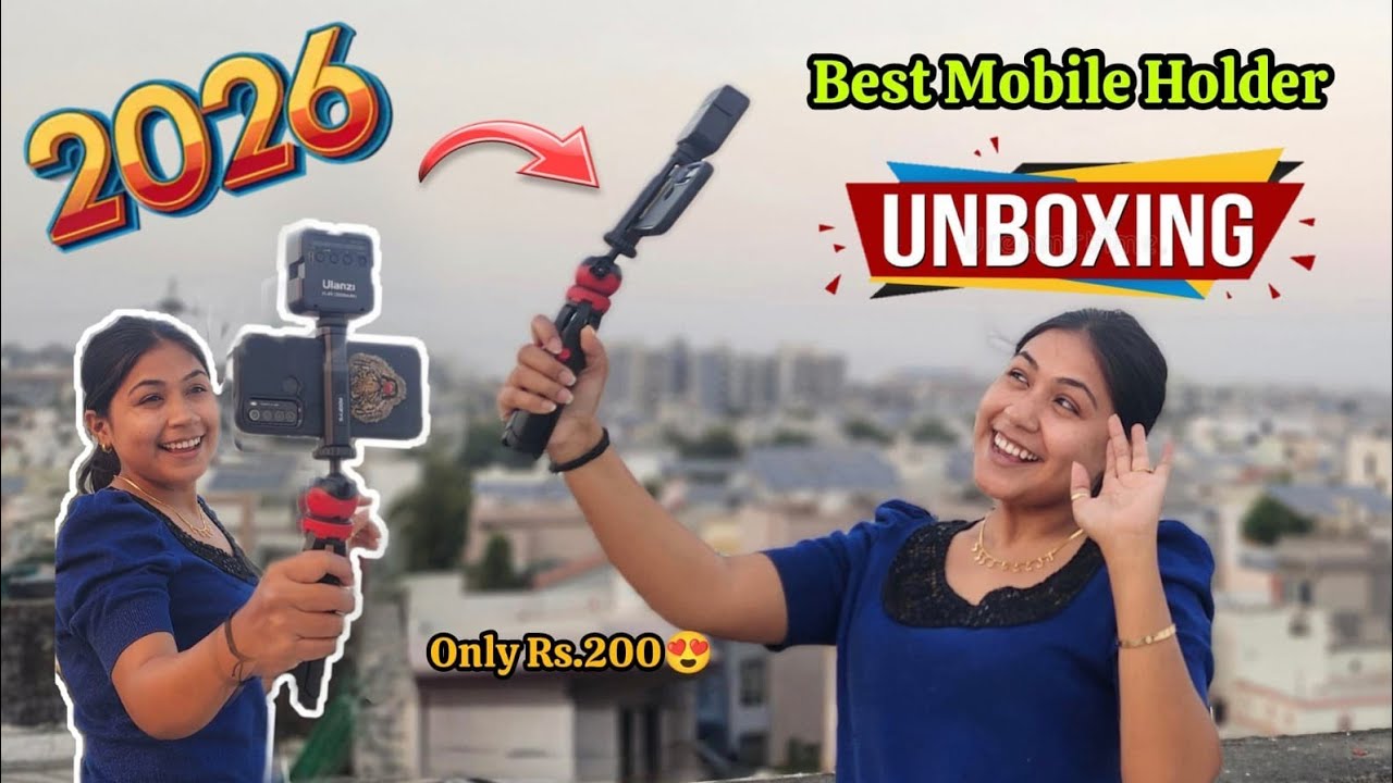Best Mobile Holder Buying In 2026 - Unboxing & Review📷 Tripod Mount For Microphone LED Video Light