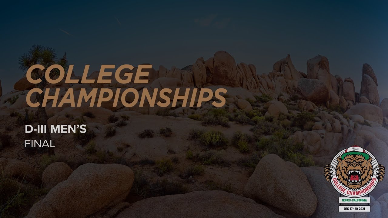 Middlebury vs. Oklahoma Christian | D-III Men's Final | College Championships 2021