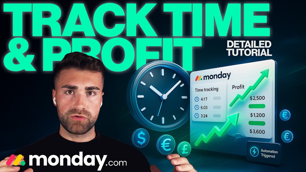 Time Tracking & Profit Tracking For Projects In Monday.com | Detailed Tutorial | 2025