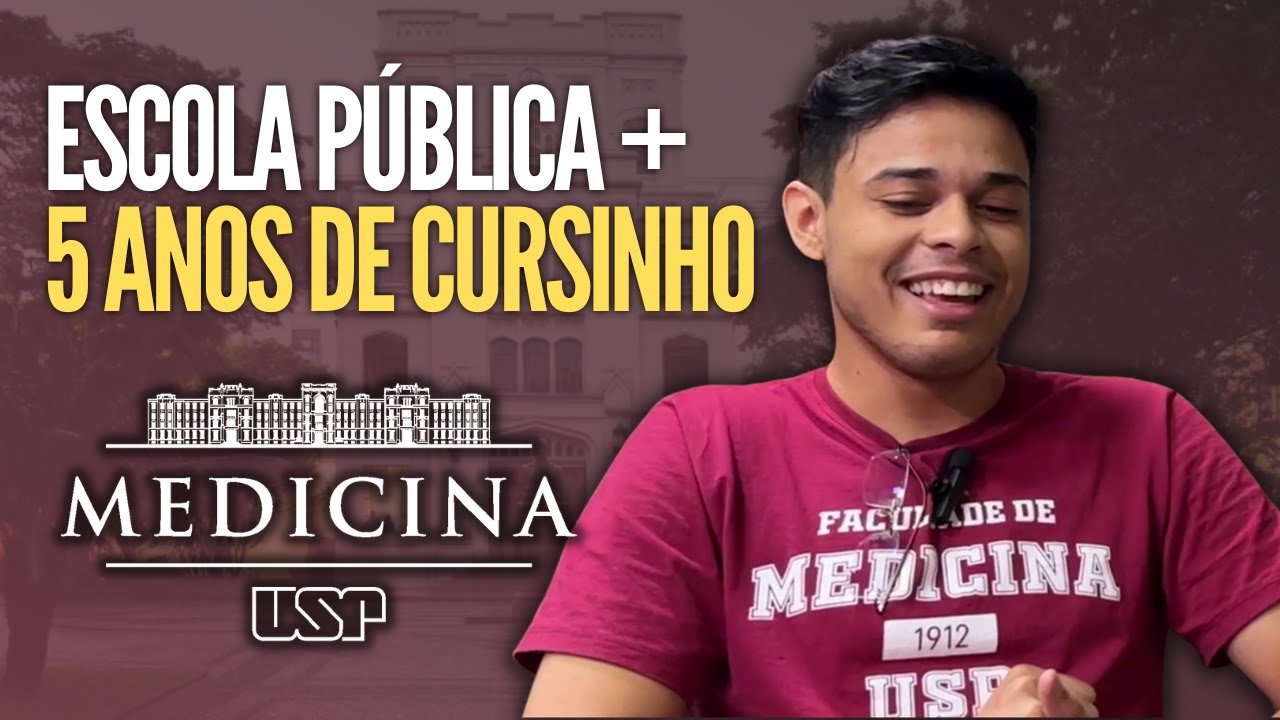 #18 Ele fez 5 ANOS DE CURSINHO para passar na MEDICINA USP vindo de ESCOLA PÚBLICA | Lyncoln Reugys