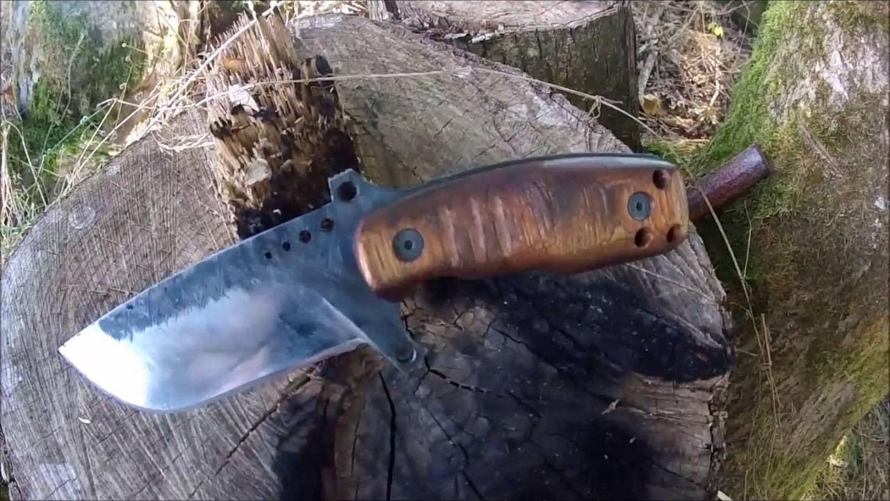 Présentation et test du couteau d'artisan 