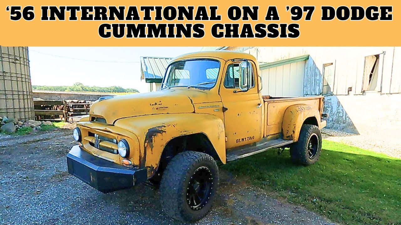 '56 International on a '97 Dodge Cummins chassis- detailed walk around