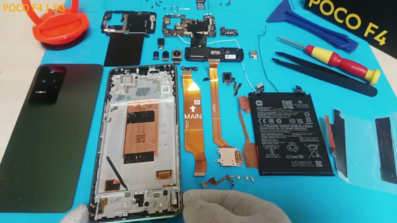 How to Disassemble POCO F4 5G (teardown).