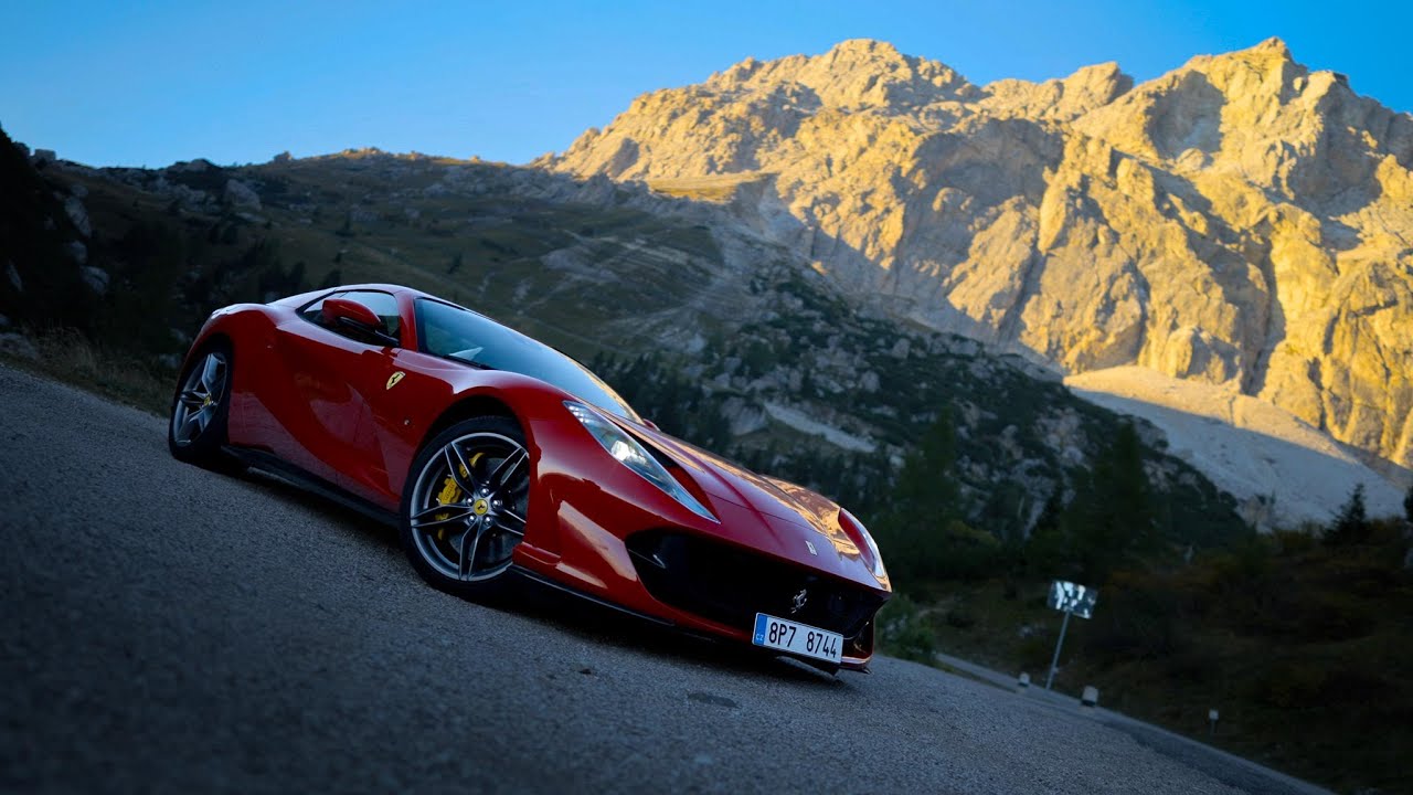 FERRARI 812 GTS -- Dolomites  (4K) cinematic