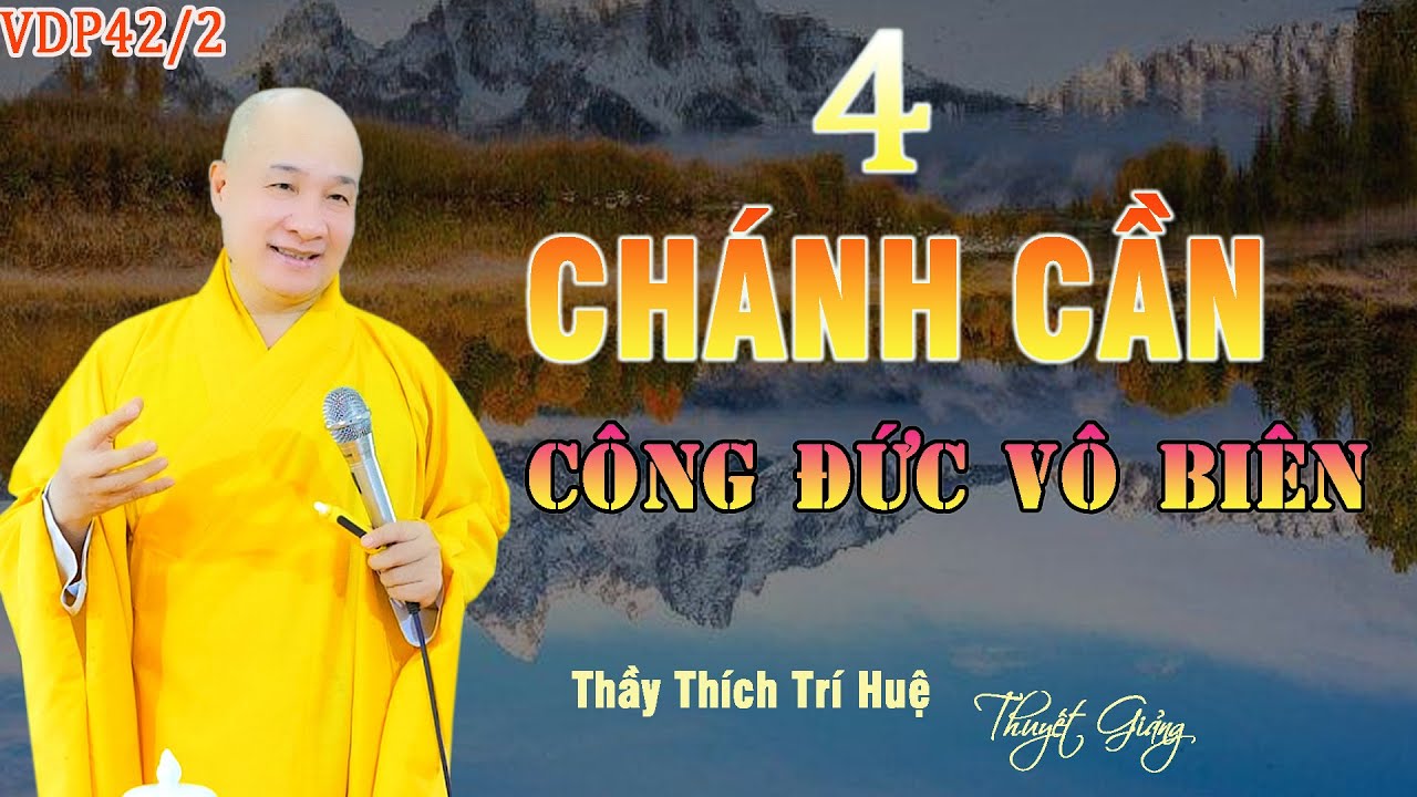 Có Tứ Chánh Cần Pháp Phật Thâm Nhập Nhanh Chóng Dễ Dàng - rất cần. Thầy Thích Trí Huệ VDP 42/2
