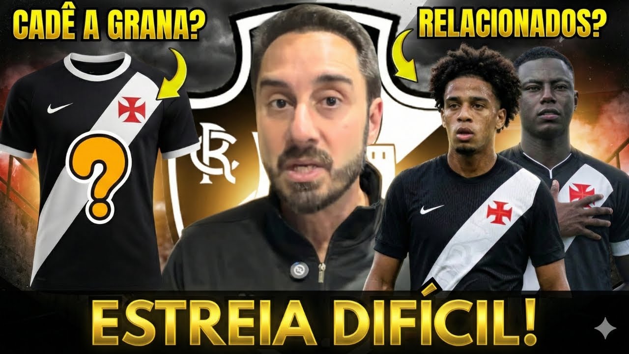 🚨 BOMBA 🚨 | PREJUÍZO DE R$ 6 MILHÕES NO VASCO 💸 | REFORÇOS NO VASCO DA GAMA ✈️