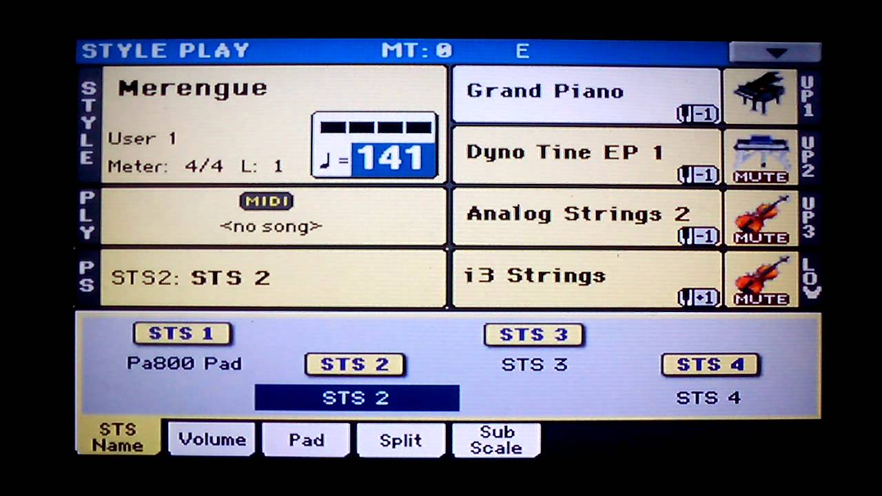 TUTORIAL KORG PA600: 08 ASIGNANDO STS AL RITMO