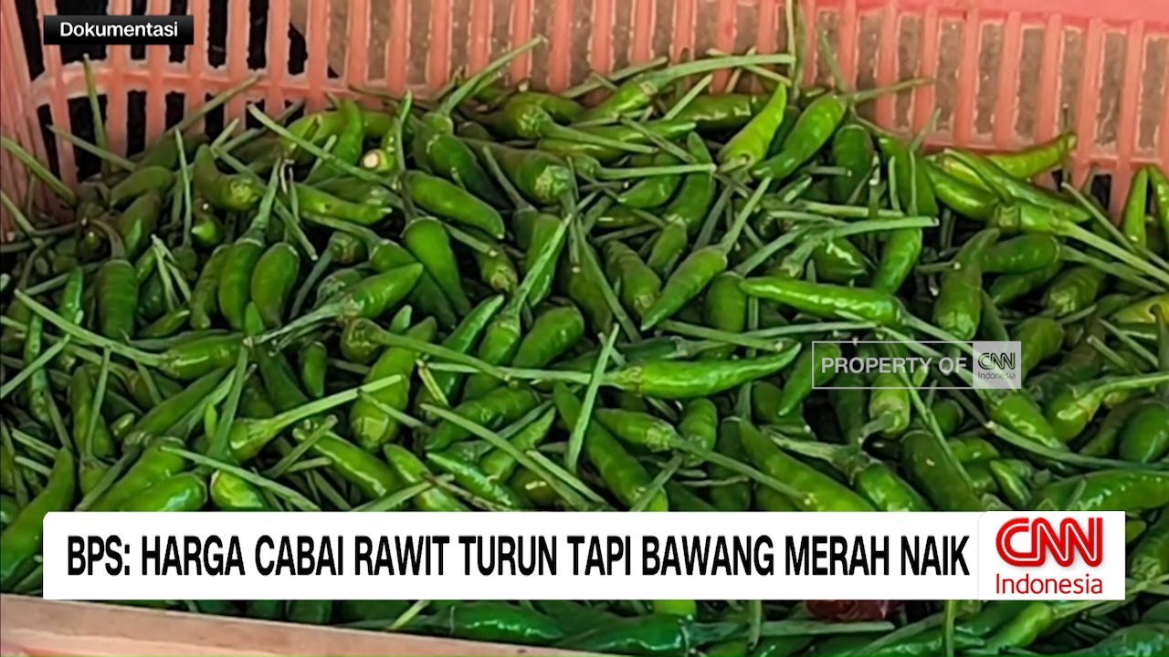 Harga Cabai Rawit Turun tapi Bawang Merah Naik