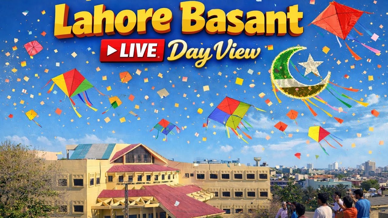 Lahore Basant Live Day View 🎉 | Sky Full of Kites 2026