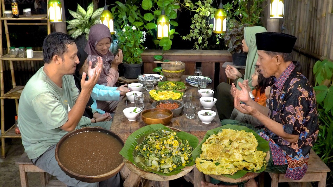 Mbedol Singkong untuk Bikin Bubur Singkong | Masak Cah Sawi, Telur Dadar, Sambal | Kampung Halaman