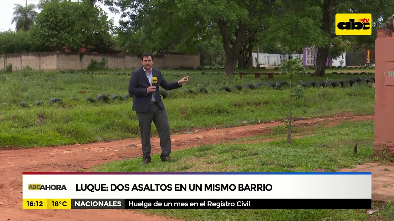 Luque: Dos asaltos en un mismo barrio