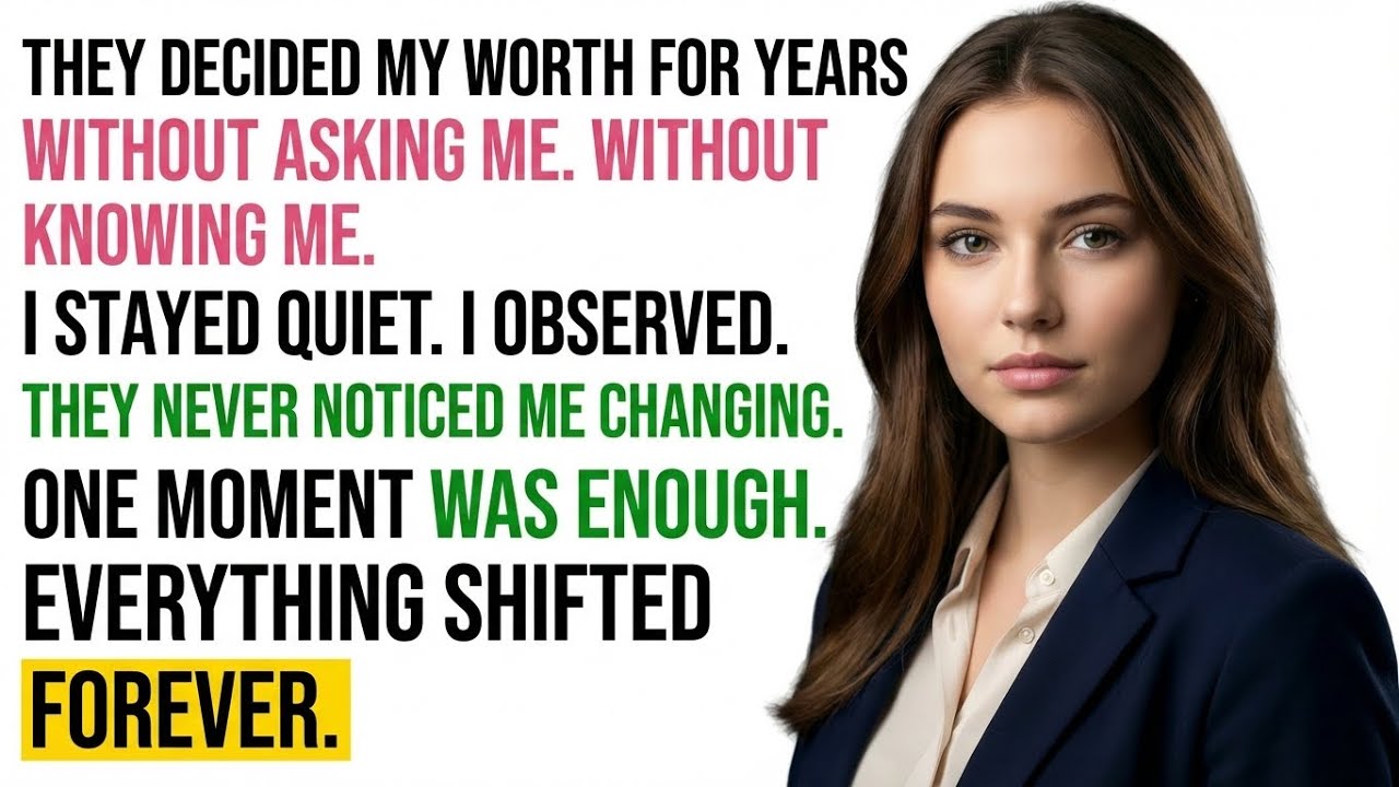 They Decided My Worth for Years — Until One Moment Changed Everything