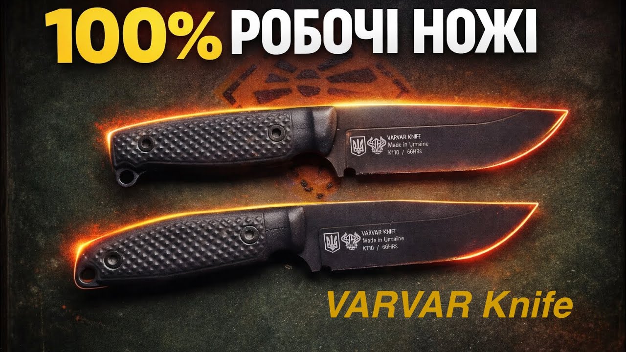 100% РОБОЧІ НОЖІ? VARVAR KRAKEN та ШТУРМ