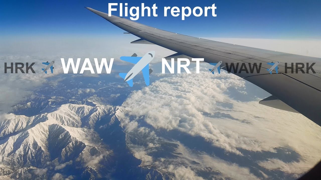 Flight WARSAW to TOKYO on LOT Boeing 787-8 Dreamliner
