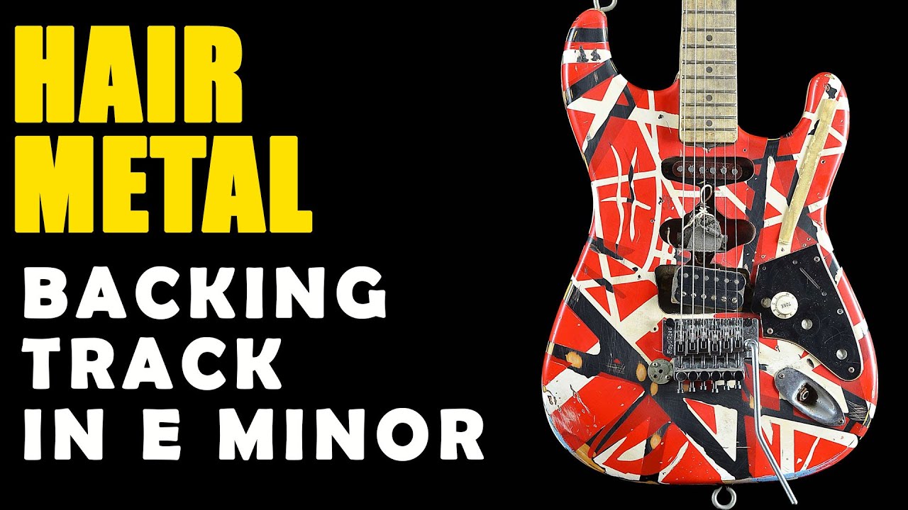 Hair Metal Backing Track in E Minor - Easy Jam Tracks