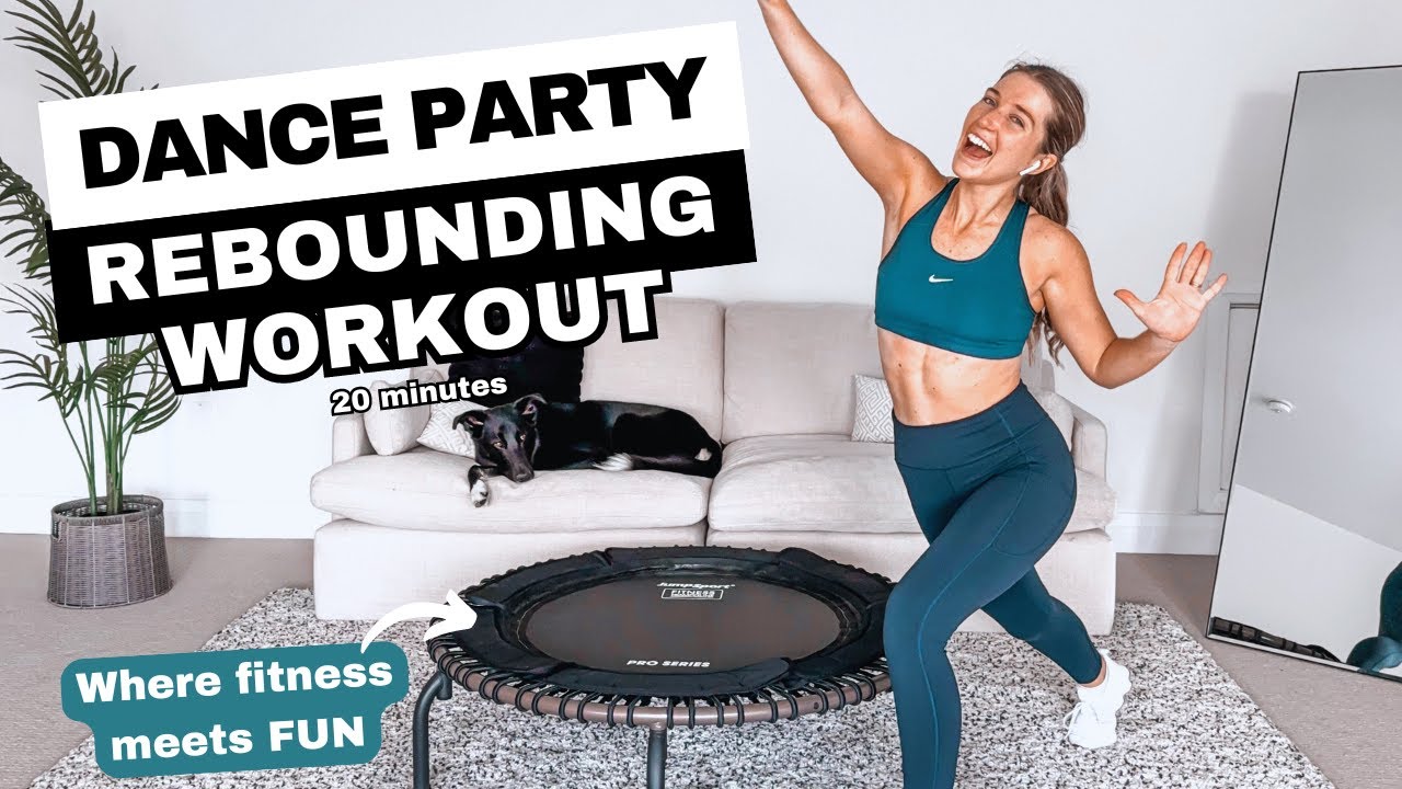 20-Minute Dance Party Rebounder Workout | Jump&Jacked Fun Pop Hits Rebounding