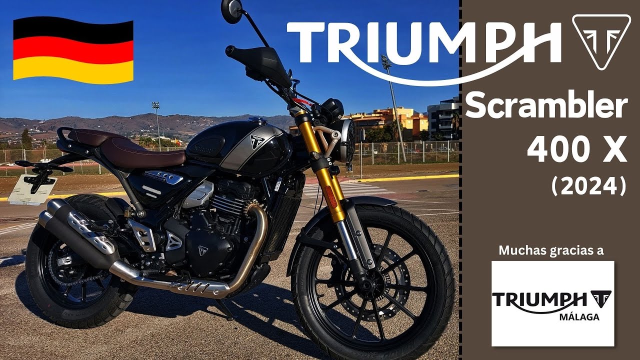 Triumph Scrambler 400 X (2024) | Probefahrt, Walkaround, Soundcheck | VLOG 486