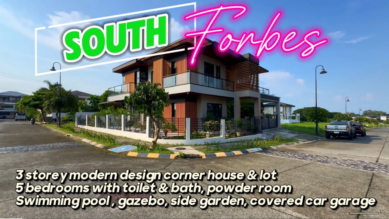 V567-24 SOLD! Fully Furnished House and Lot in South Forbes | Swimming Pool, Corner Lot, Clean Title