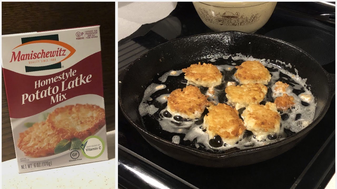 Картофельные оладьи (в упаковке Manischewitz) || Счастливой Хануки от всех!