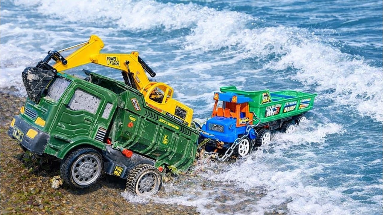 JCB 3DX Truck Cartoon Video | Dumper And Ashok Tata Leyland Loding Mud Pullimg Out JCB #jcb #cartoon