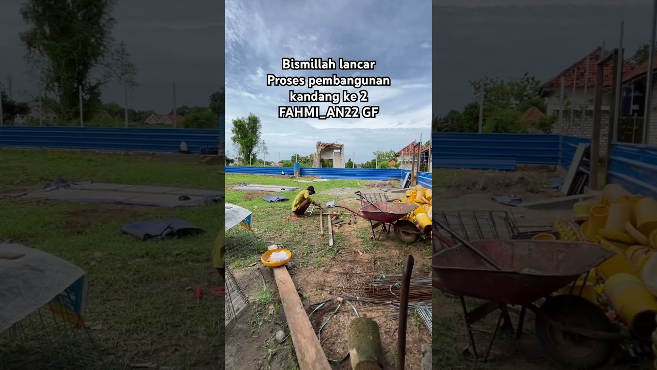 Proses pembangunan kandang ke 2 FAHMI_AN22 GF