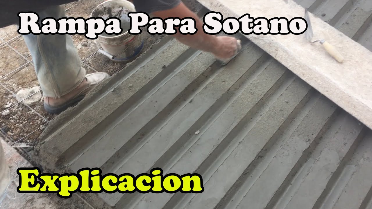 Como Construir Una Rampa De Cemento