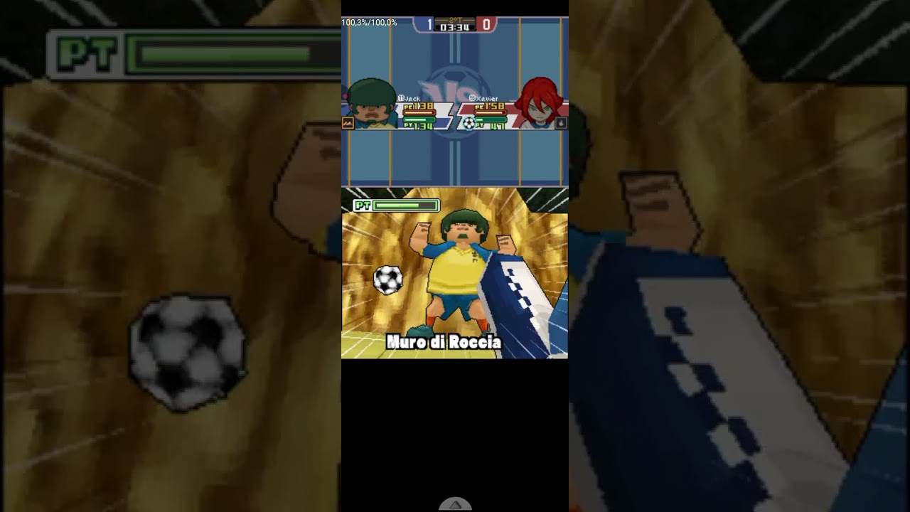 My Team VS Daimond Dust - Inazuma Eleven 2 - SPARKING Blizzard Hack Rom Ita