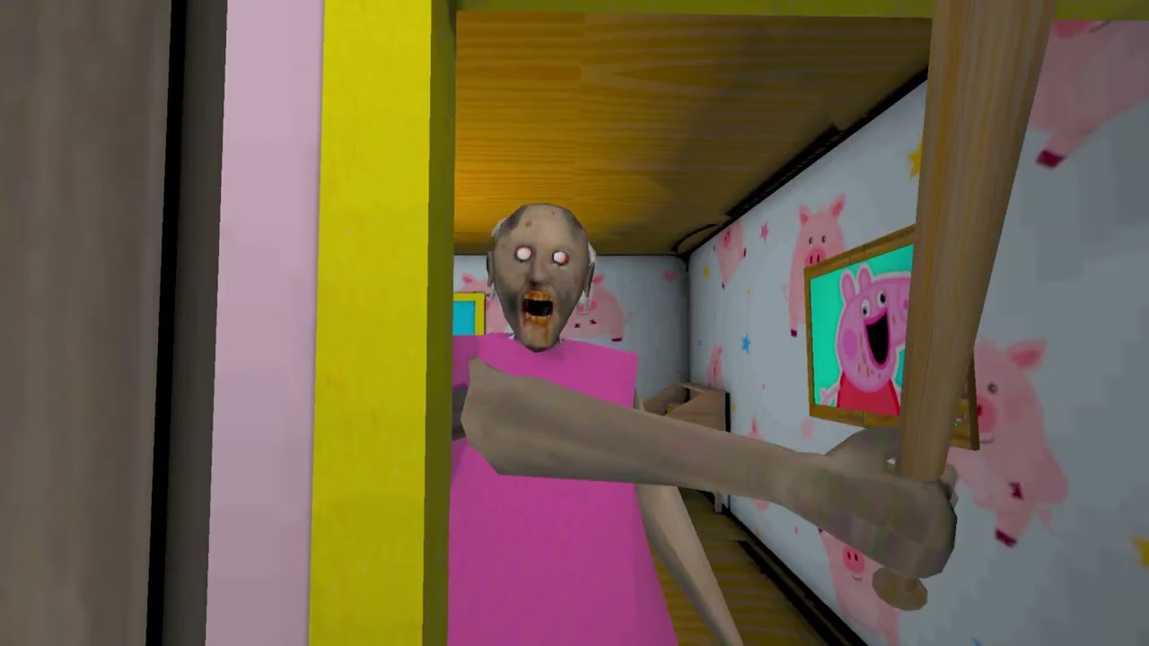 Granny Game Horror Escape Gameplay | Peppa Pig Granny CAR Escape