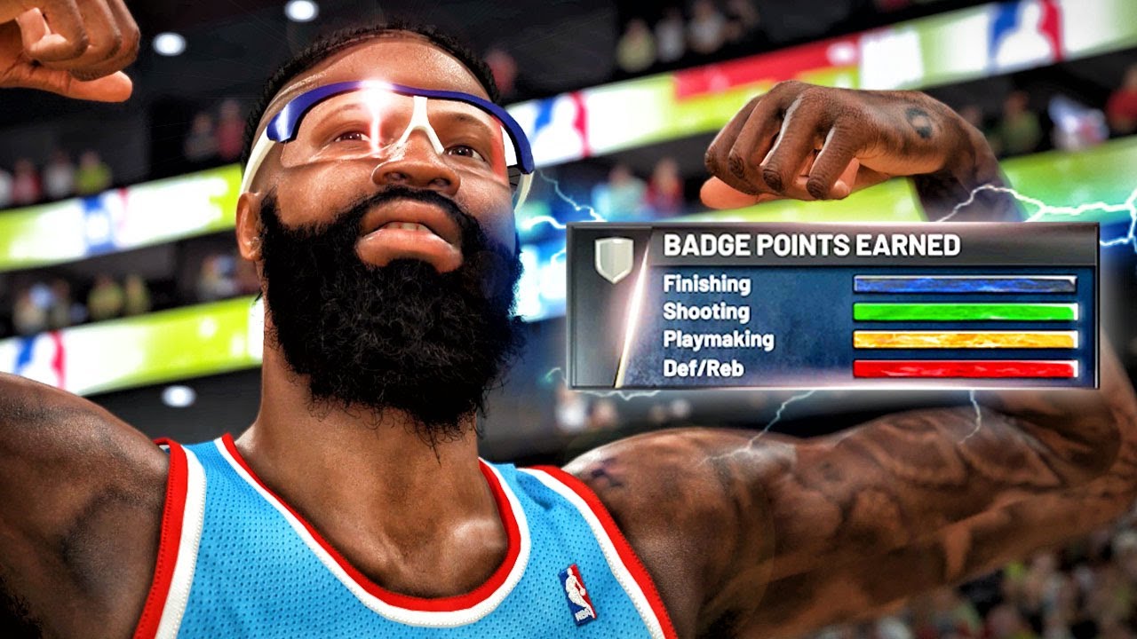 МАКСИМАЛЬНЫЕ ЗНАЧКИ с почти 40 ПОДБОРАМИ! NBA 2K21 Моя карьера, PF Paint Beast Build