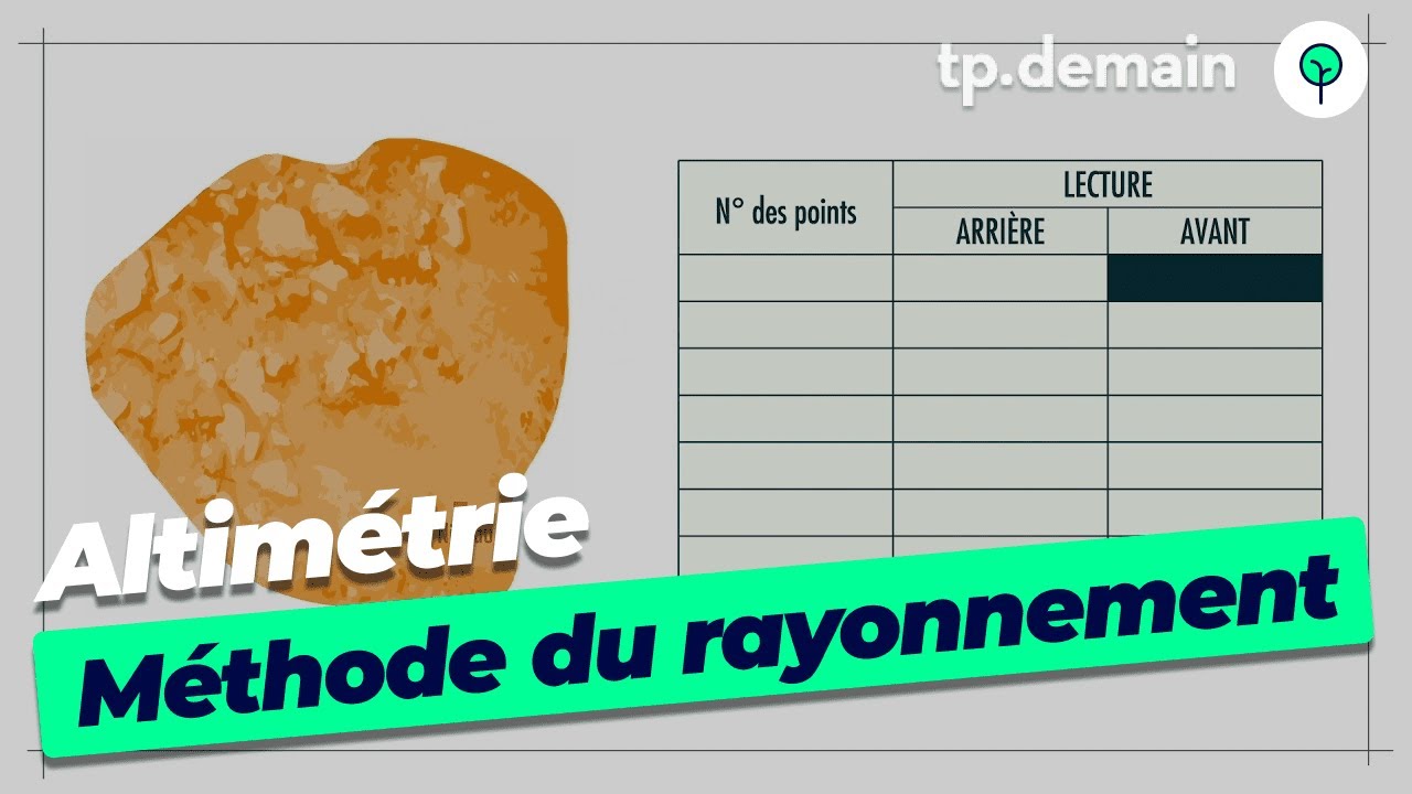La méthode du rayonnement pour le levé altimétrique