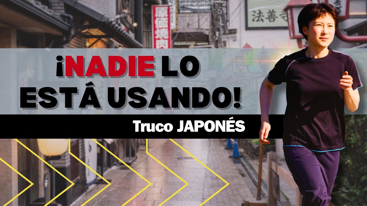 El TRUCO JAPONÉS para correr MÁS RÁPIDO sin cansarte y... ¡nadie lo está usando!